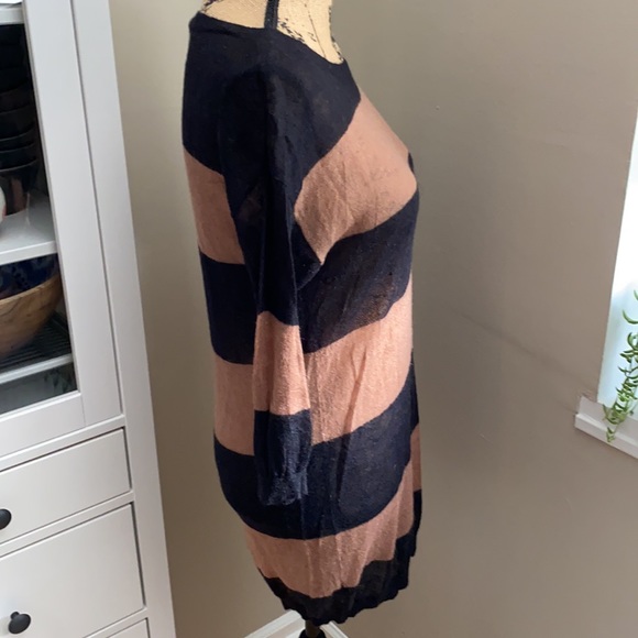 Ann Taylor striped tunic sweater - Picture 2 of 5